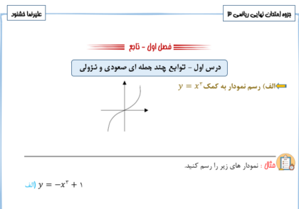 جزوه امتحان نهایی ریاضی 3